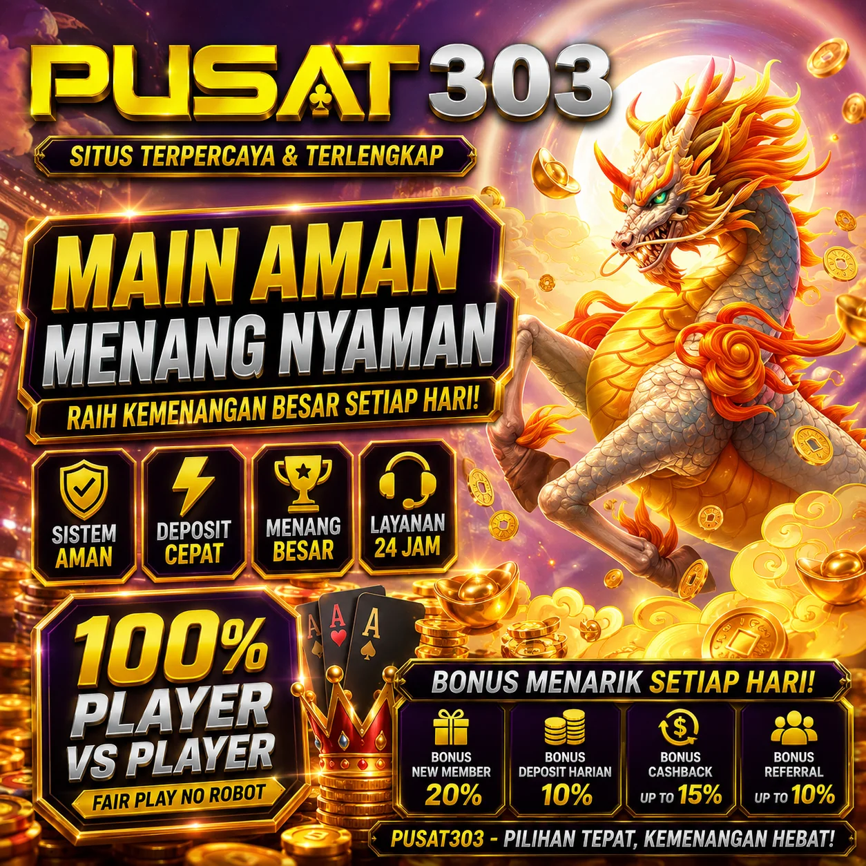PUSAT303 – Your Central Destination for a More Dynamic Digital Experience - WooCommerce eCommerce