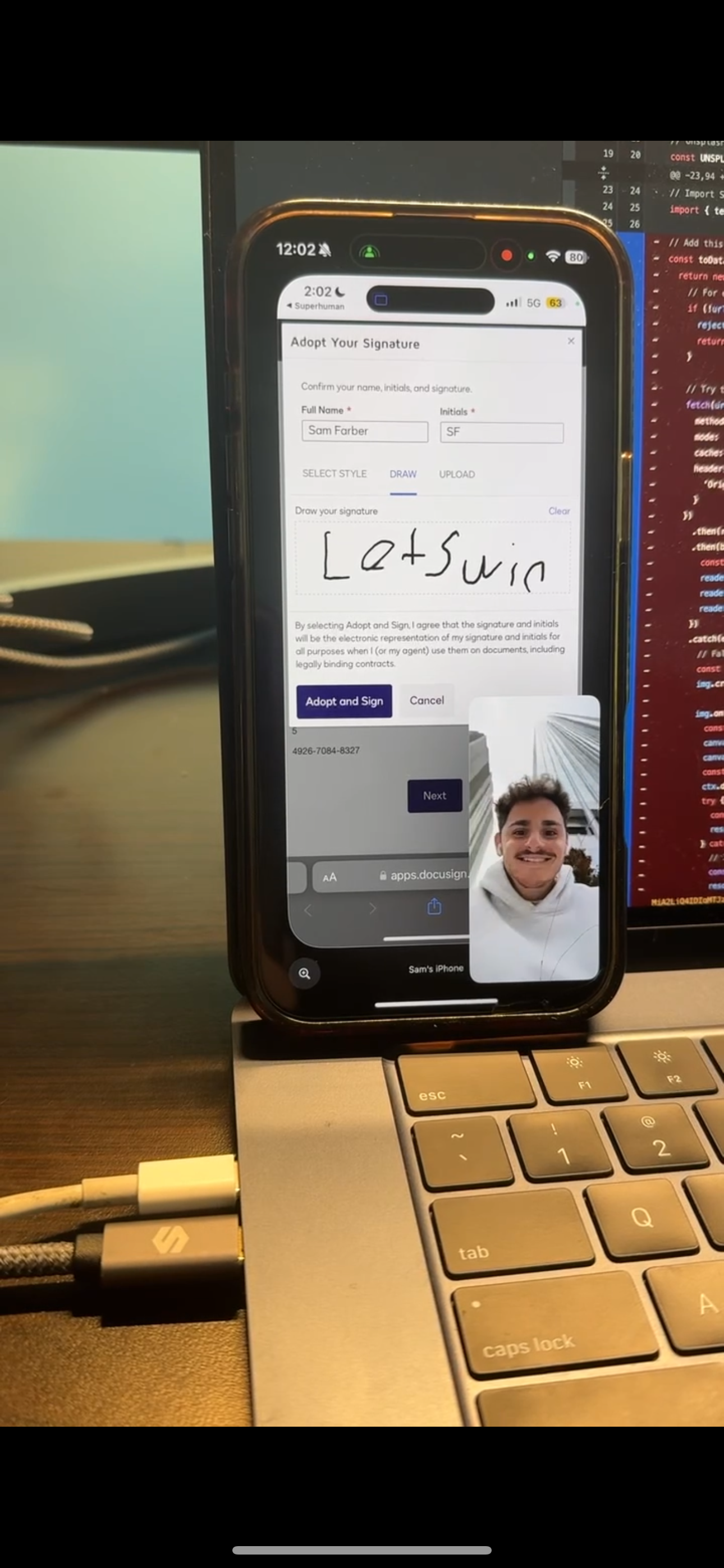 Signing the LOI to get acquired