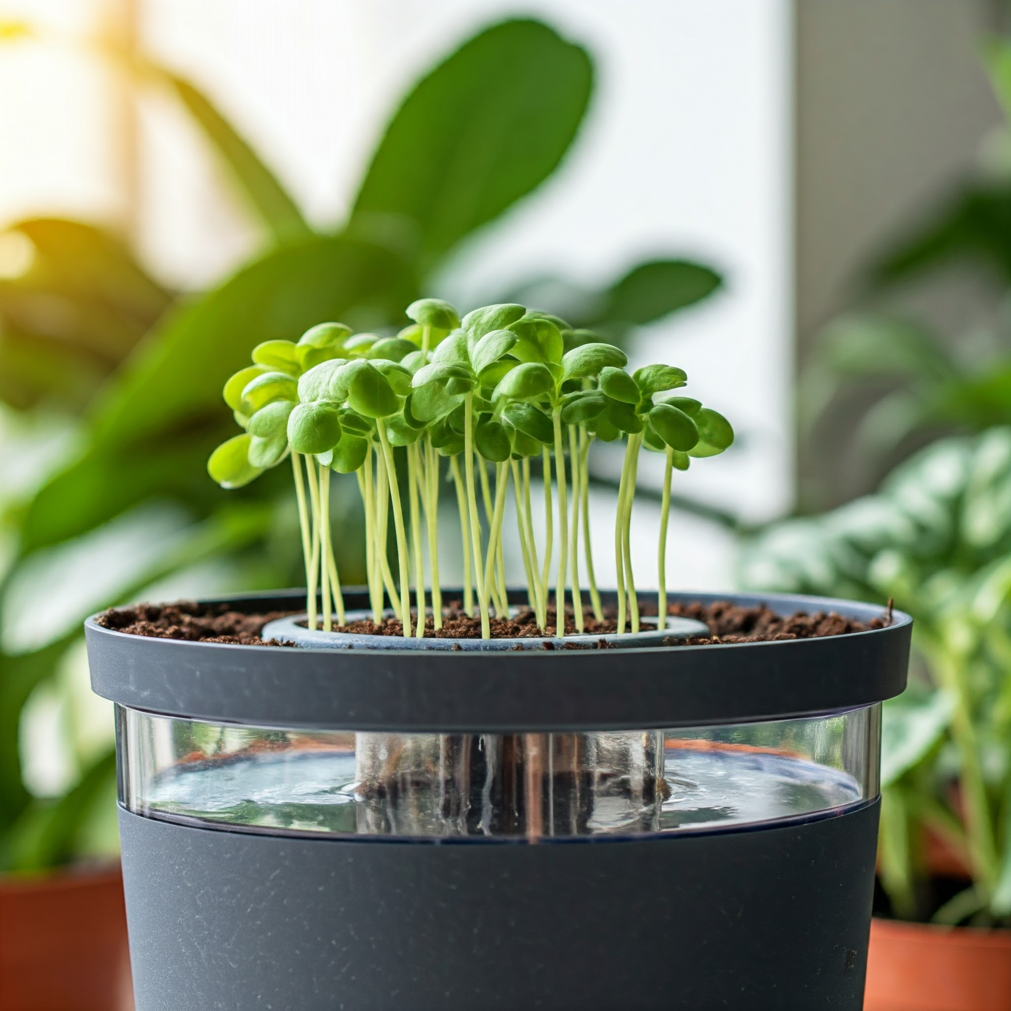 Self-watering pots