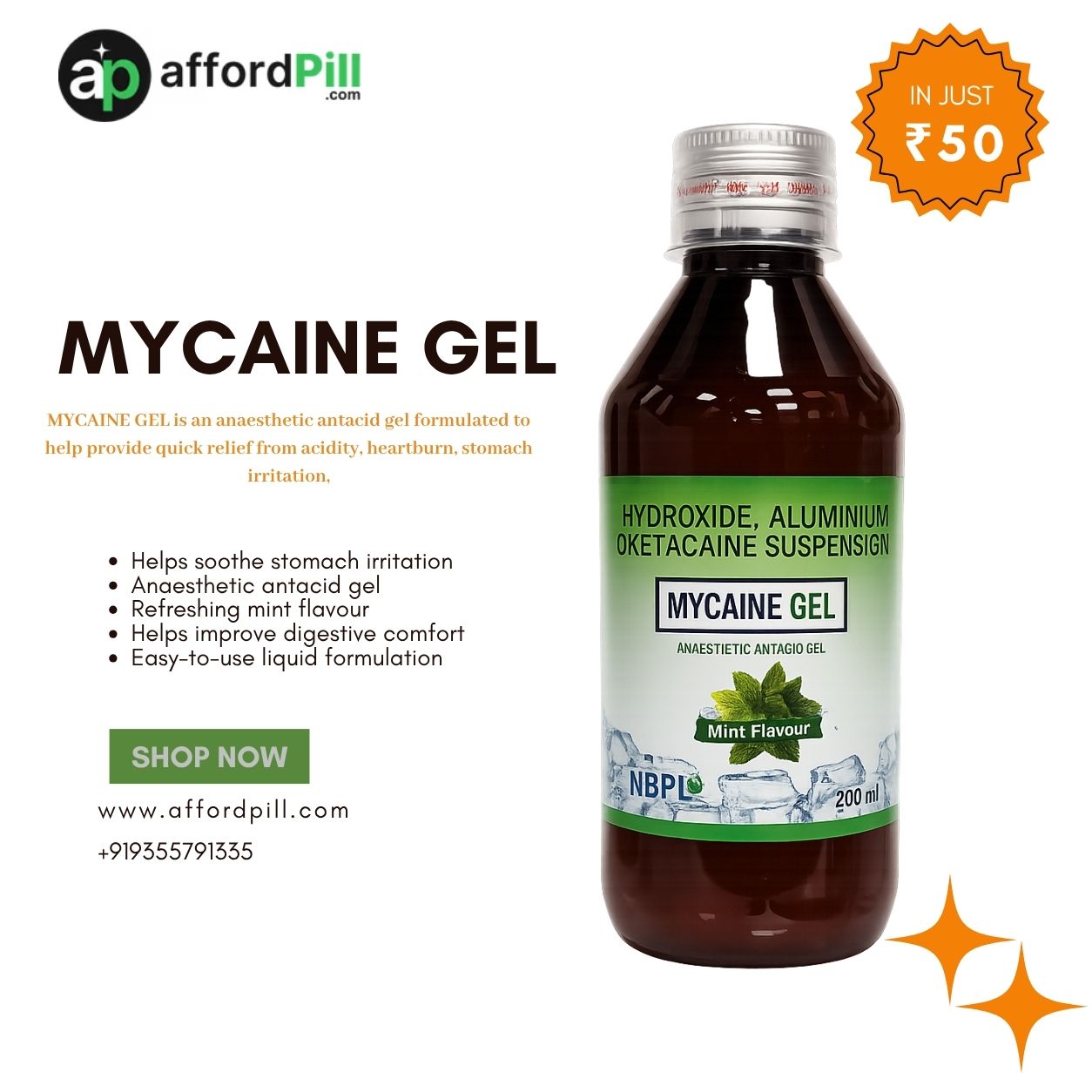 Mycaine Gel: Better Information for Better Care