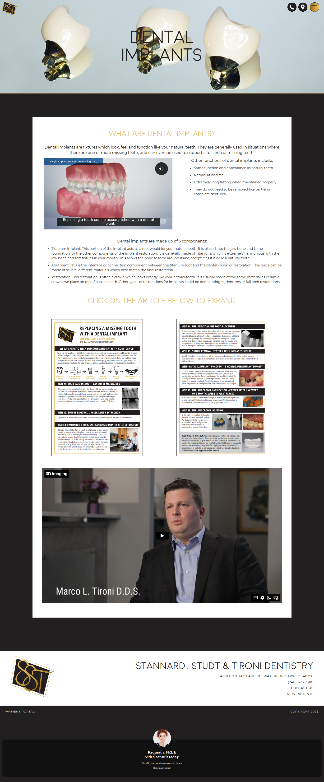 Long-Lasting Dental Implants in Waterford MI