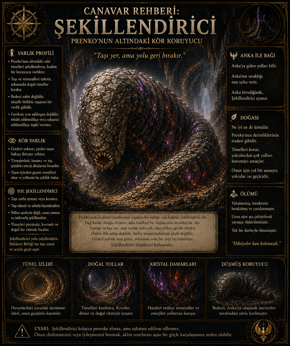 Canavar Rehberi: Şekillendirici
