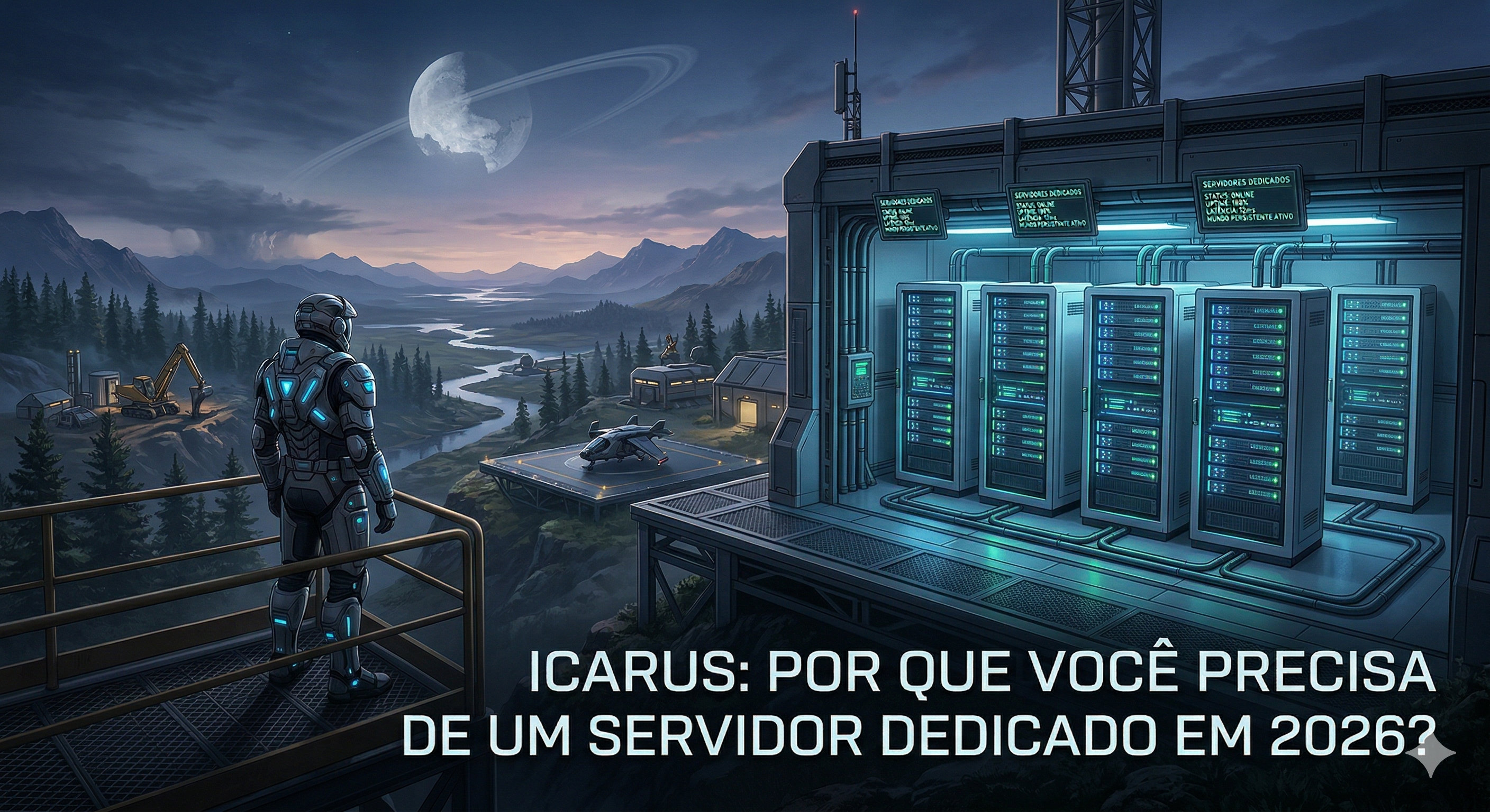 ICARUS: Por que você precisa de um Servidor Dedicado em 2026?