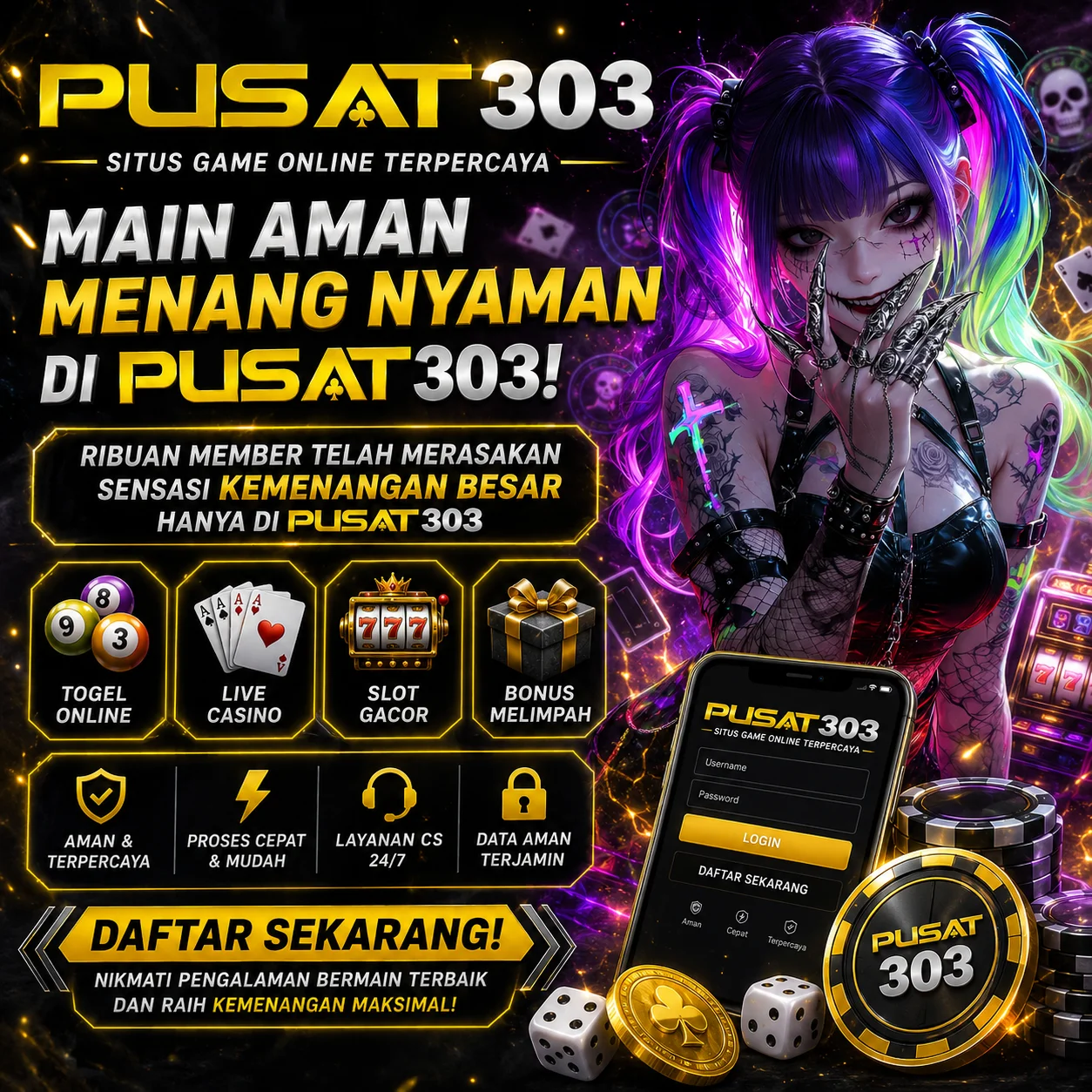Pusat303 Kualitas Permainan Game Online Tanpa VPN Game Mobile