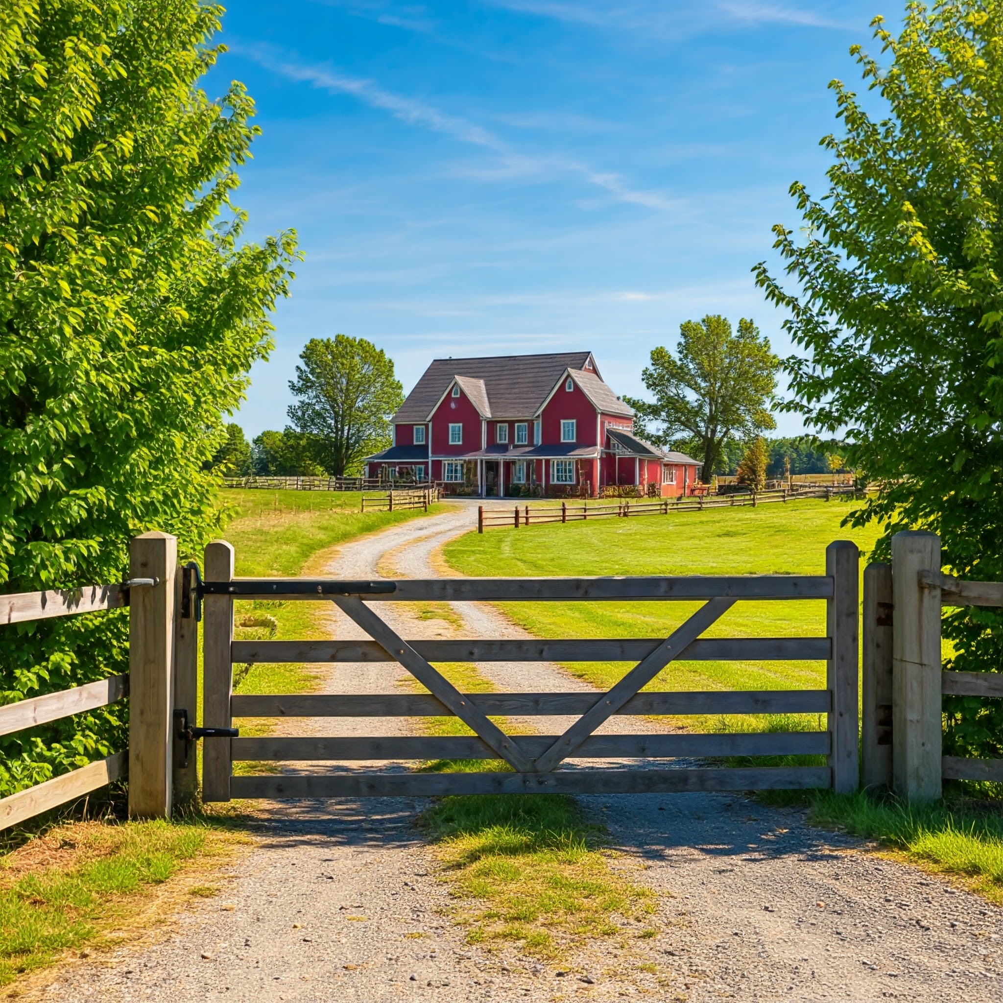 farm gates entrance