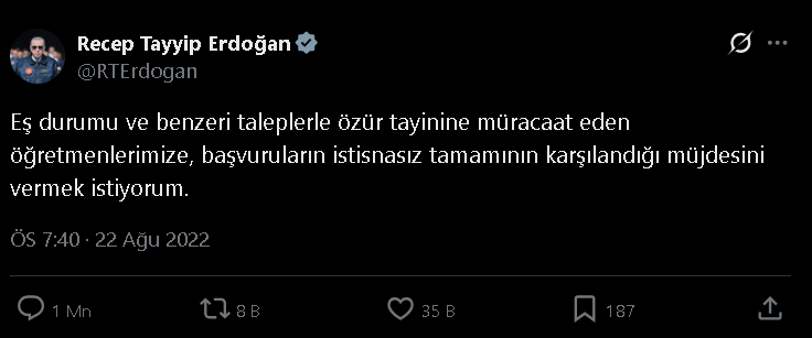 Mazeret Tayini Mağduru Öğretmenlerden Erdoğan’a İl Emri Çağrısı: Aileler Sınıfta Kaldı