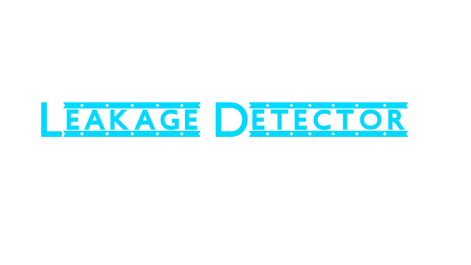 Leakage Detector Poster Logo
